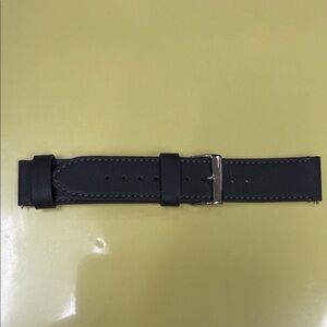Coach Black and Tan Leather Watch Strap